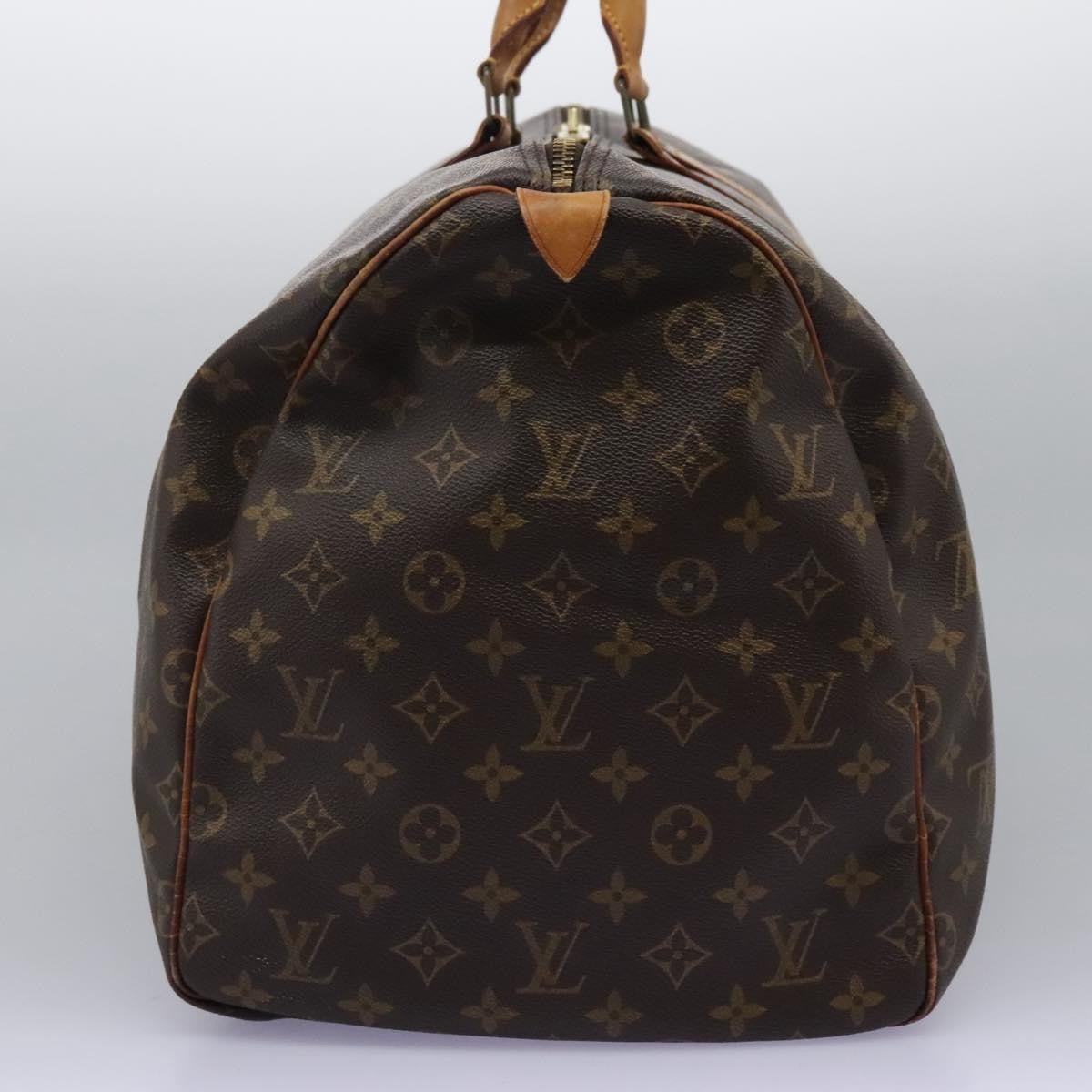 Louis Vuitton Keepall Bag Monogram Canvas Brown Canvas Travel Bag Bag (Pre-Loved)