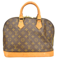Louis Vuitton Louis Vuitton Alma Handbag Monogram Canvas Brown Canvas Handbag (Pre-Loved)