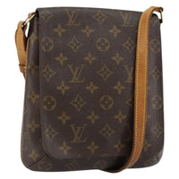 Louis Vuitton Musette Salsa Handbag Monogram Canvas Brown Canvas Shoulder Bag Bag (Authentic Pre-Loved)