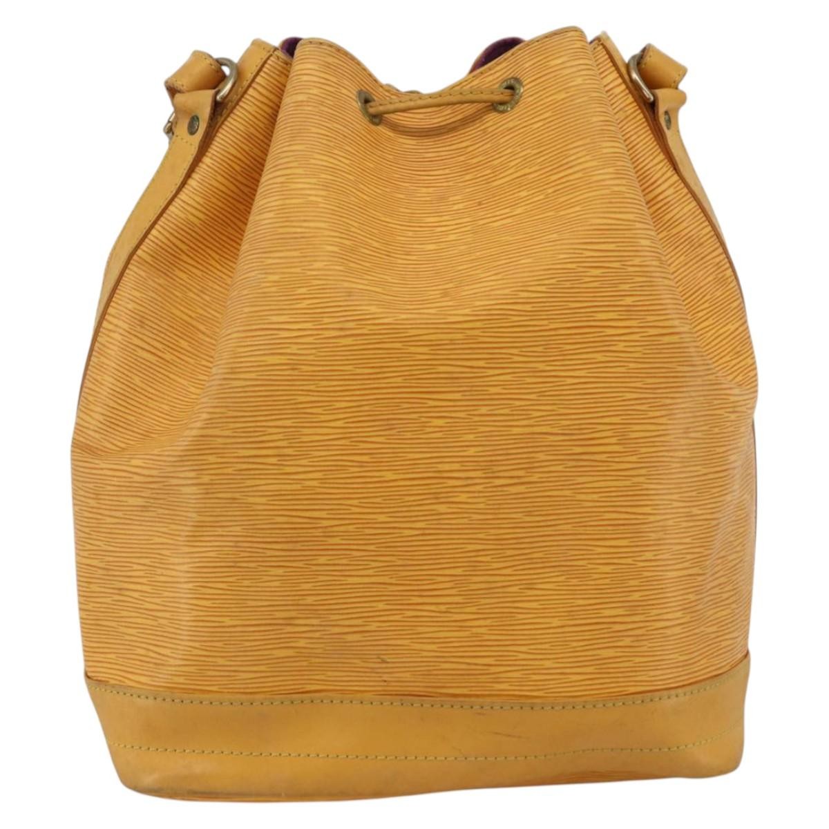 Louis Vuitton Noe Handbag Epi Leather Yellow Leather Shoulder Bag Bag (Pre-Loved)