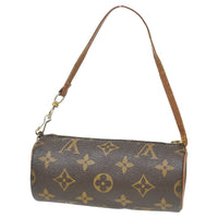 Louis Vuitton Papillon Pochette Monogram Canvas Brown Canvas Clutche & Pouche Bag (Authentic Pre-Loved)