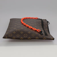 Louis Vuitton Solar Ray A4 Pouch Monogram Canvas Brown Canvas Clutche & Pouche Bag (Authentic Pre-Loved)