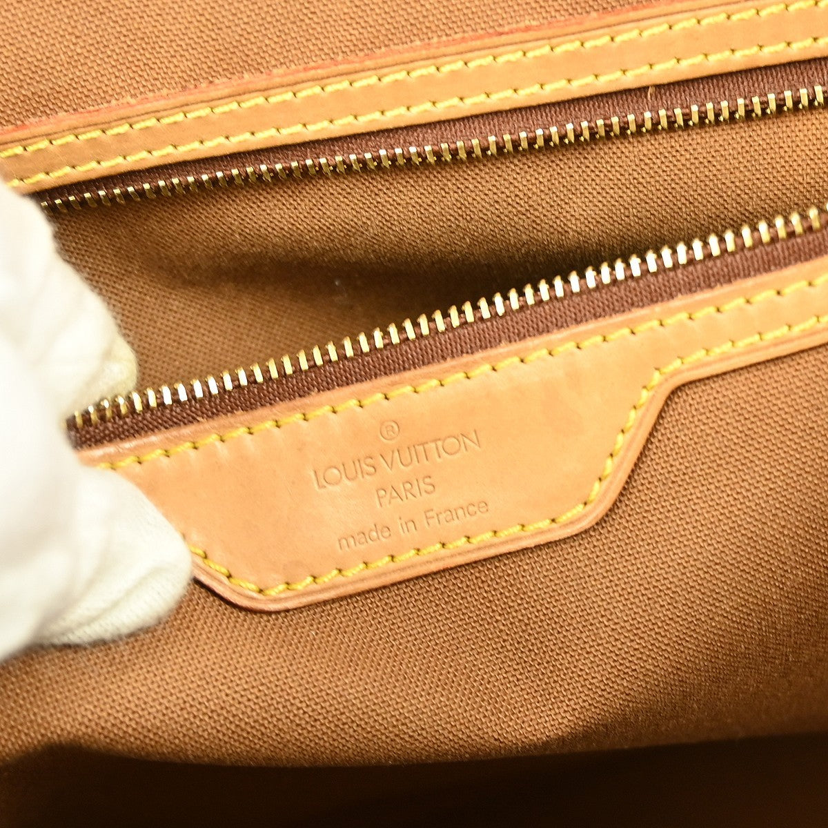 Louis Vuitton Cabas Mezzo Monogram Canvas Brown Canvas Tote Bag Bag (Authentic Pre-Loved)