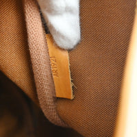 Louis Vuitton Saumur Handbag Monogram Canvas Brown Canvas Shoulder Bag Bag (Pre-Loved)