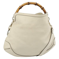 Gucci Gucci Vintage Convertible Bamboo Top Handle Bag Leather Multicolour Leather Handbag (Pre-Loved)
