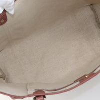 Gucci Joy Plus Tote Gg Coated Canvas With Leather Beige Canvas Tote Bag Bag (Pre-Loved)