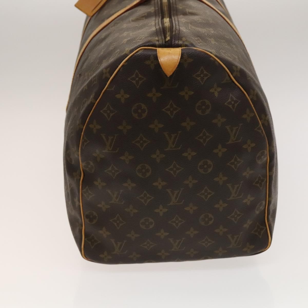Louis Vuitton Keepall Bag Monogram Canvas Brown Canvas Travel Bag Bag (Authentic Pre-Loved)