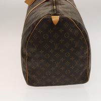 Louis Vuitton Keepall Bag Monogram Canvas Brown Canvas Travel Bag Bag (Authentic Pre-Loved)
