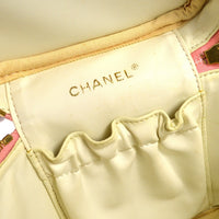Chanel Vintage Timeless Cosmetic Case Caviar Pink Leather Clutche & Pouche Bag (Authentic Pre-Loved)