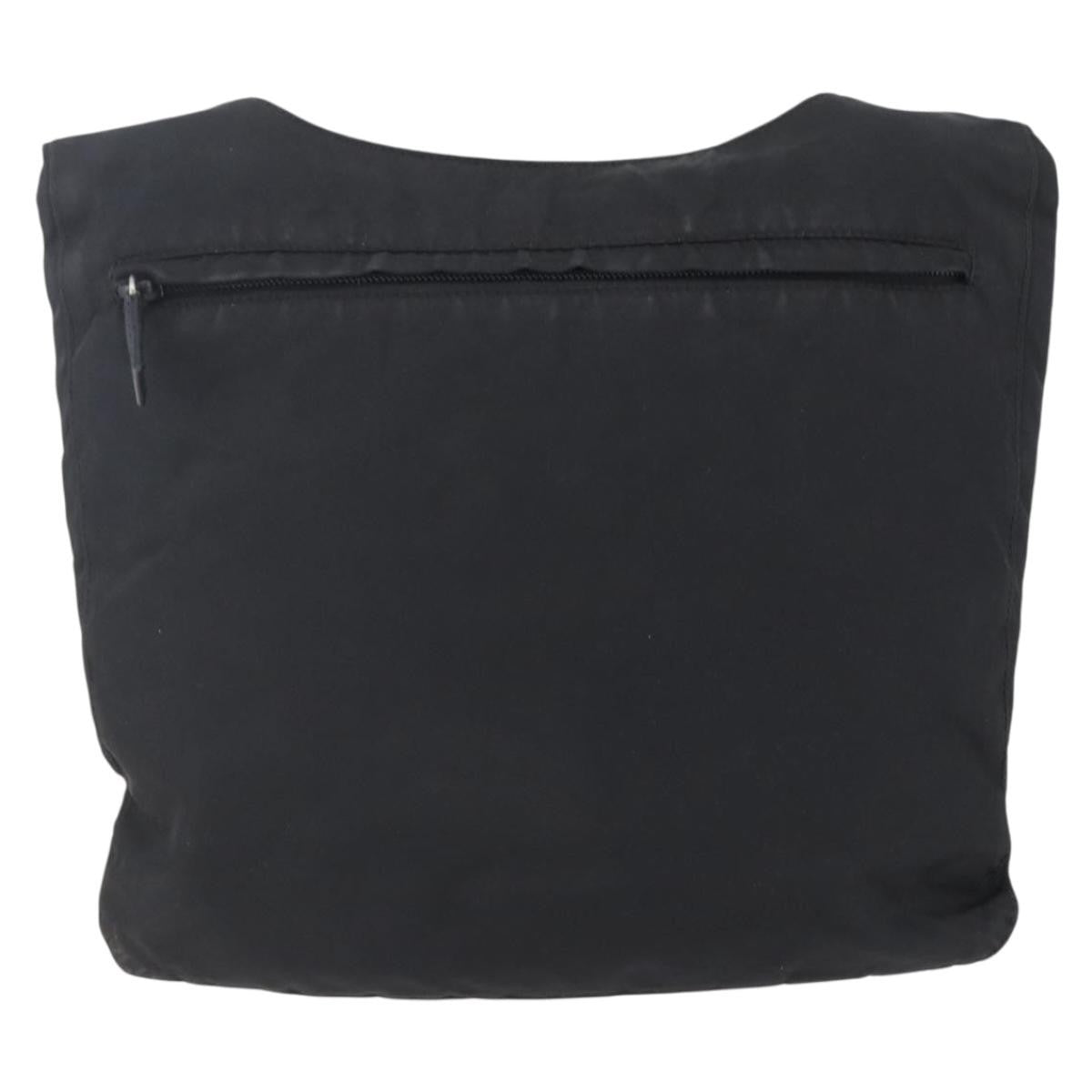 Prada Zip Messenger Quilted Tessuto Black Nylon Shoulder Bag Bag (Pre-Loved)