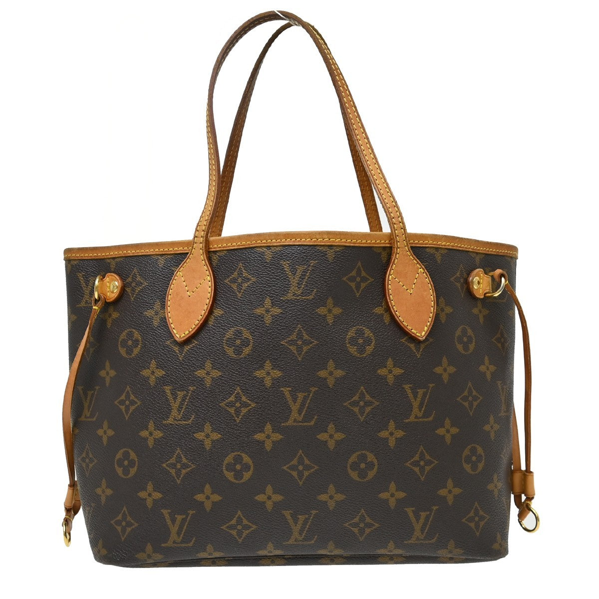 Louis Vuitton Neverfull Tote Monogram Canvas Brown Canvas Tote Bag Bag (Authentic Pre-Loved)