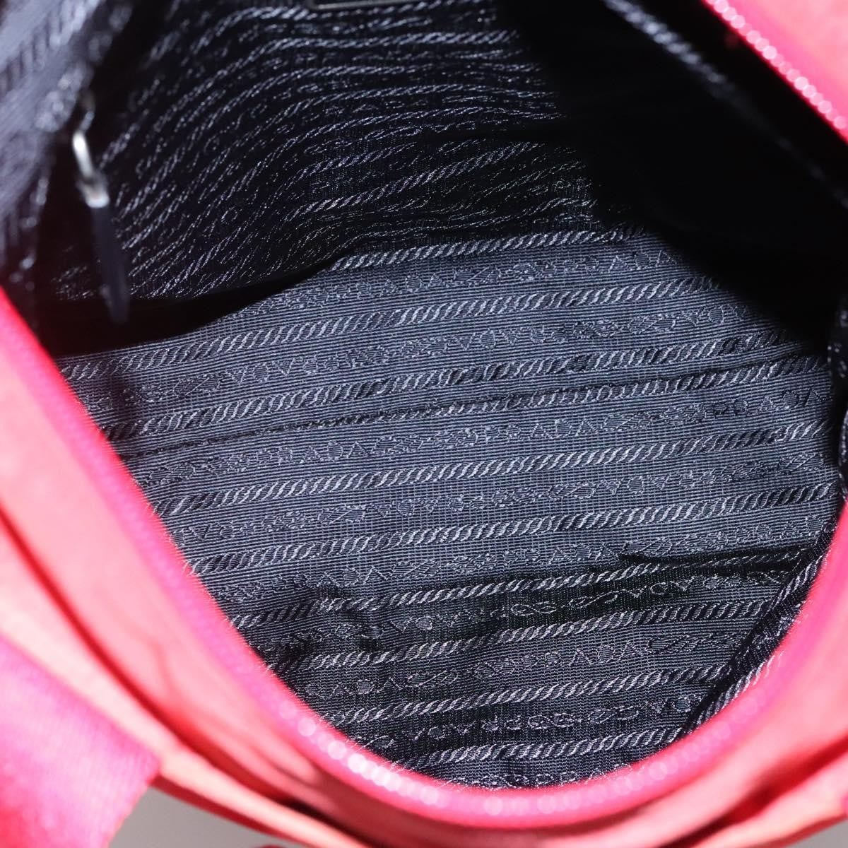 Prada Vintage Zip Tote Tessuto Red Nylon Tote Bag Bag (Authentic Pre-Loved)