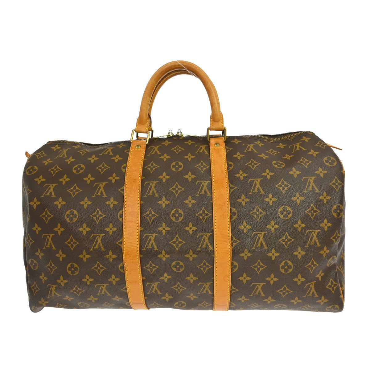 Louis Vuitton Louis Vuitton Keepall Bag Monogram Canvas Brown Canvas Travel Bag Bag (Pre-Loved)