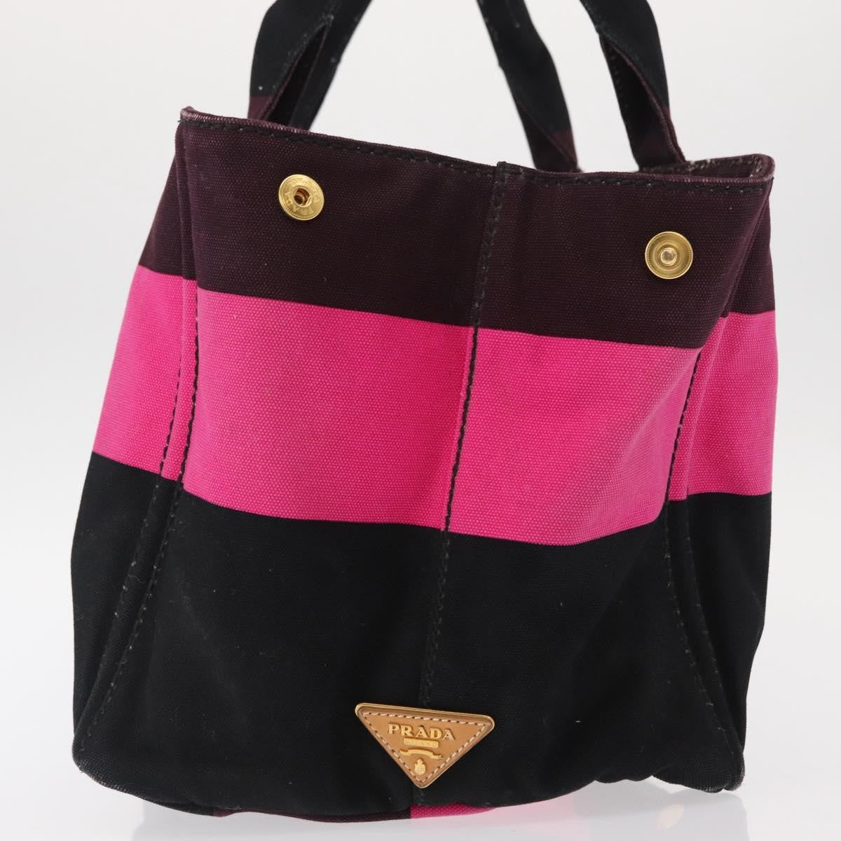 Prada Prada Canapa Tote Canvas Pink Canvas Tote Bag Bag (Pre-Loved)