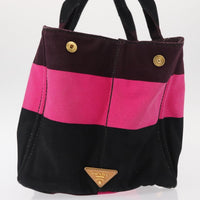 Prada Prada Canapa Tote Canvas Pink Canvas Tote Bag Bag (Pre-Loved)