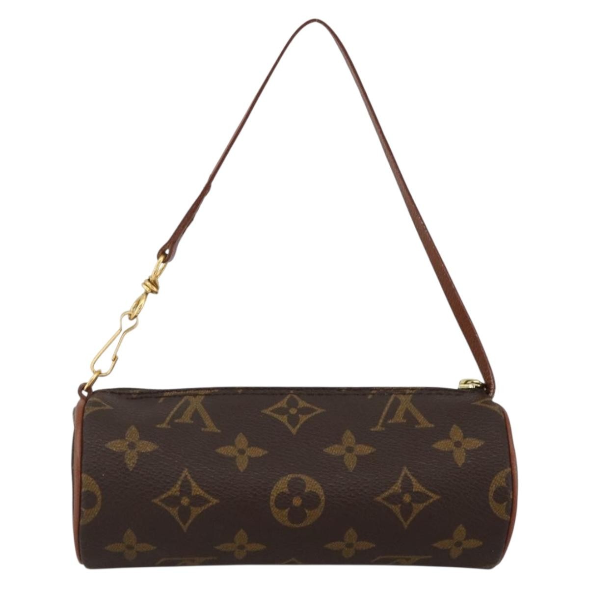 Louis Vuitton Papillon Pochette Monogram Canvas Brown Canvas Clutche & Pouche Bag (Authentic Pre-Loved)