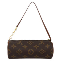 Louis Vuitton Papillon Pochette Monogram Canvas Brown Canvas Clutche & Pouche Bag (Authentic Pre-Loved)