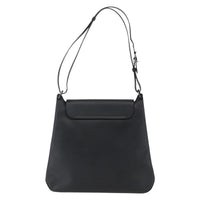Salvatore Ferragamo Vara Shoulder Bag Leather Black Leather Shoulder Bag Bag (Authentic Pre-Loved)