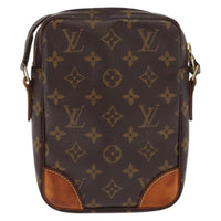 Louis Vuitton Danube Handbag Monogram Canvas Brown Canvas Shoulder Bag Bag (Pre-Loved)