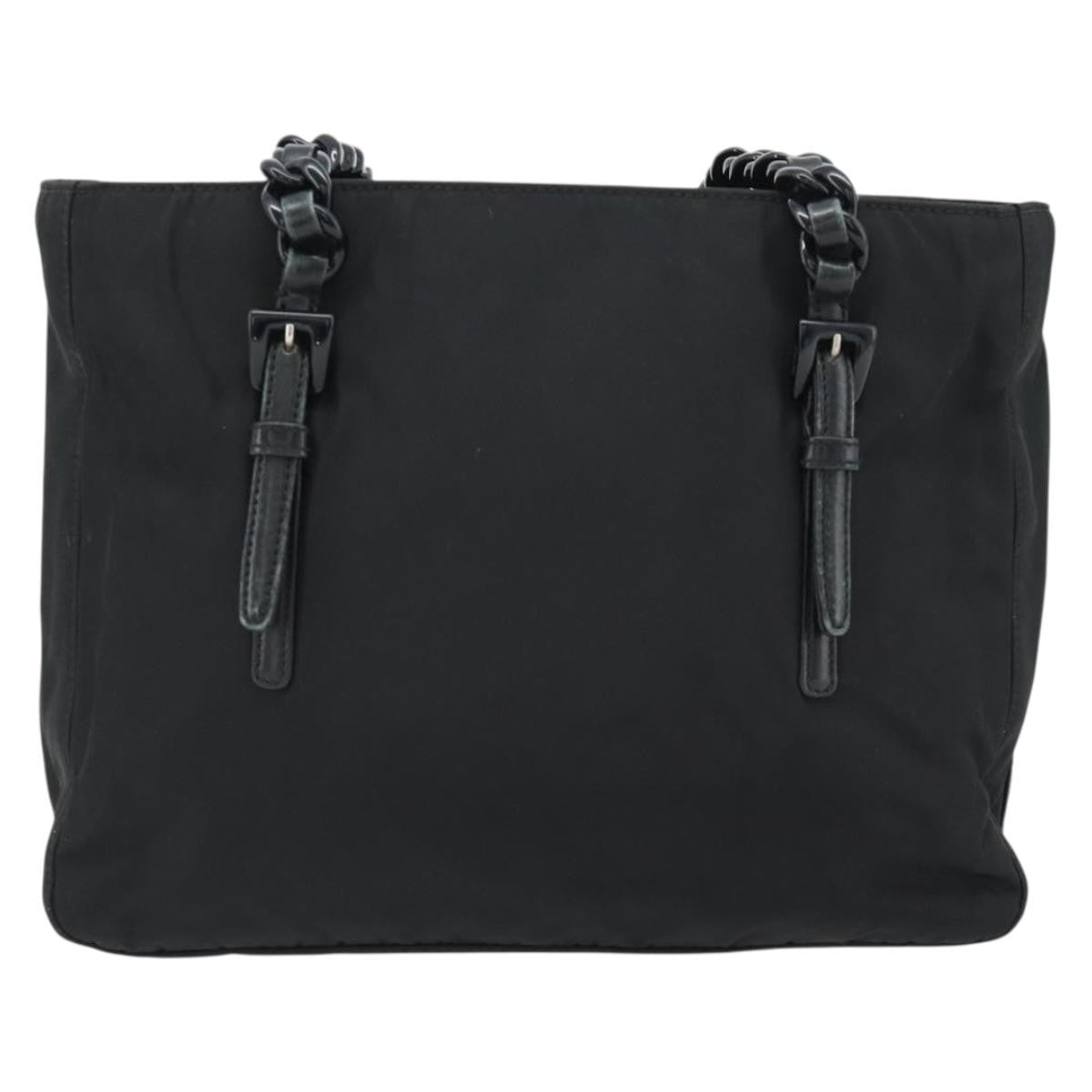 Prada Shoulder Bag Nylon Black Black Nylon Shoulder Bag Bag (Authentic Pre-Loved)