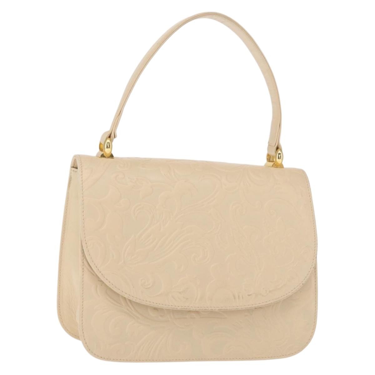 Balenciaga Vintage Handbag Leather Beige Leather Handbag (Authentic Pre-Loved)