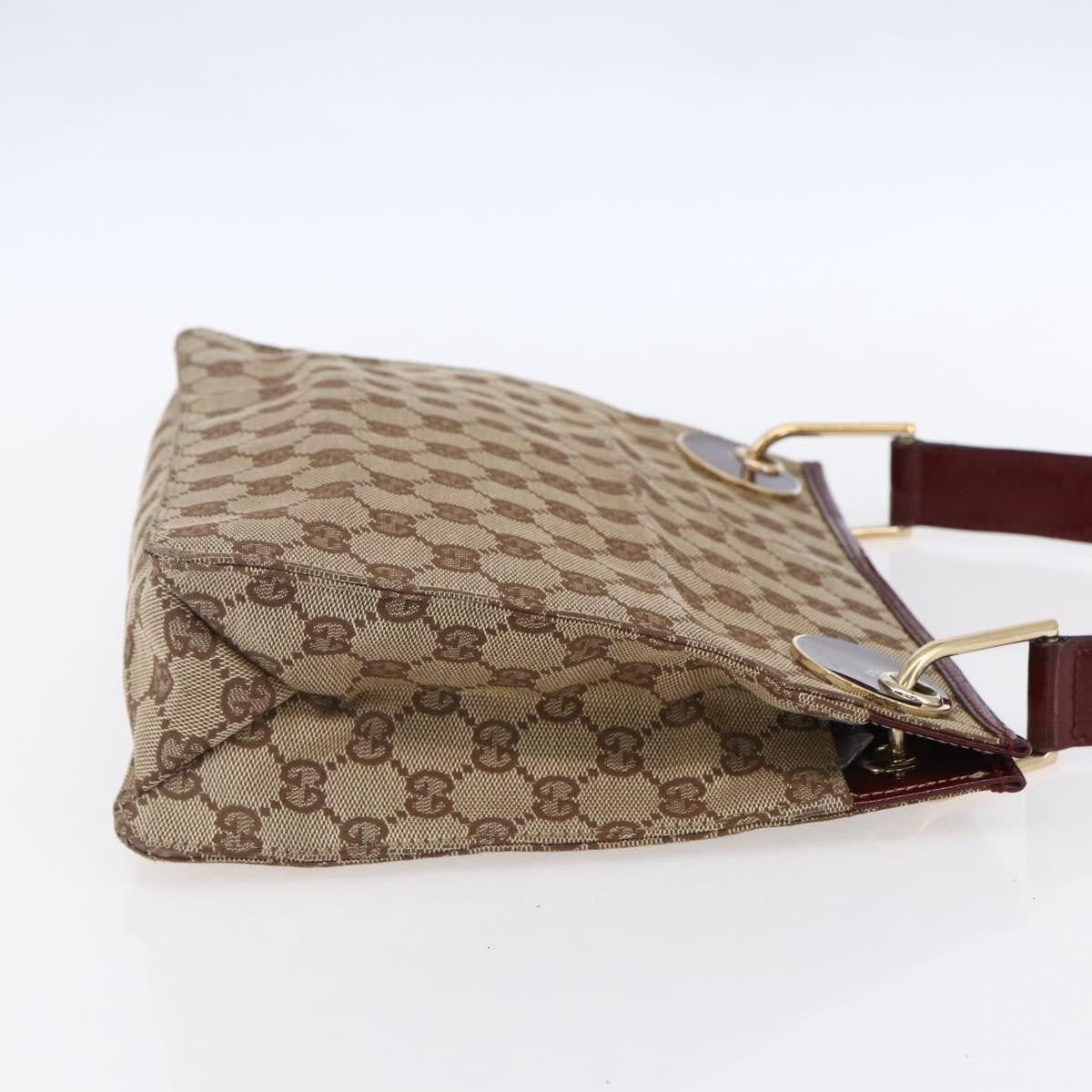 Gucci Eclipse Messenger Gg Canvas Beige Canvas Shoulder Bag Bag (Authentic Pre-Loved)