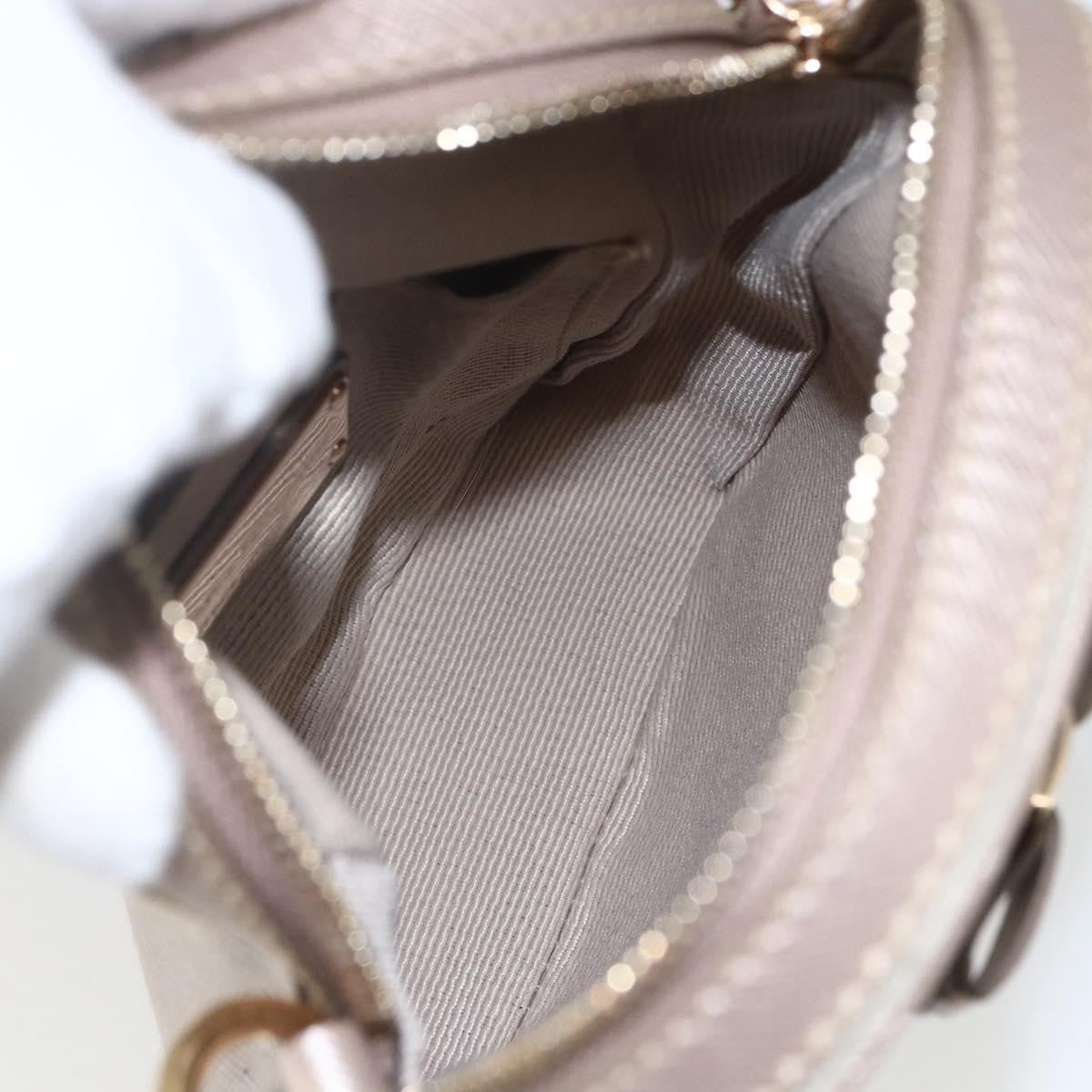 Salvatore Ferragamo Vala Shoulder Bag Nylon Beige Nylon Shoulder Bag Bag (Authentic Pre-Loved)