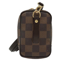 Louis Vuitton Etui Okapi Camera Case Damier Brown Canvas Clutche & Pouche Bag (Authentic Pre-Loved)