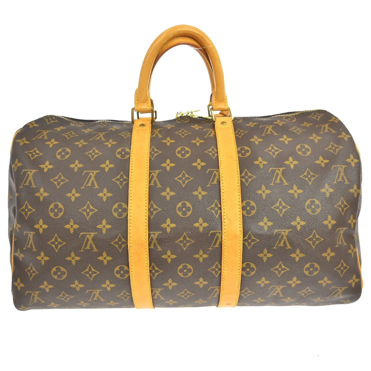 Louis Vuitton Louis Vuitton Keepall Bag Monogram Canvas Brown Canvas Travel Bag Bag (Pre-Loved)