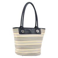 Burberry Vintage Tote Bag Canvas Beige Canvas Tote Bag Bag (Pre-Loved)