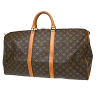 Louis Vuitton Louis Vuitton Keepall Bag Monogram Canvas Brown Canvas Travel Bag Bag (Pre-Loved)