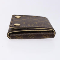 Louis Vuitton Case Jewelry Box Canvas Brown Canvas Wallets Accessory (Authentic Pre-Loved)