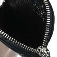 Louis Vuitton Round Coin Purse Limited Edition Monogram Silk Black Silk Wallets Accessory (Authentic Pre-Loved)