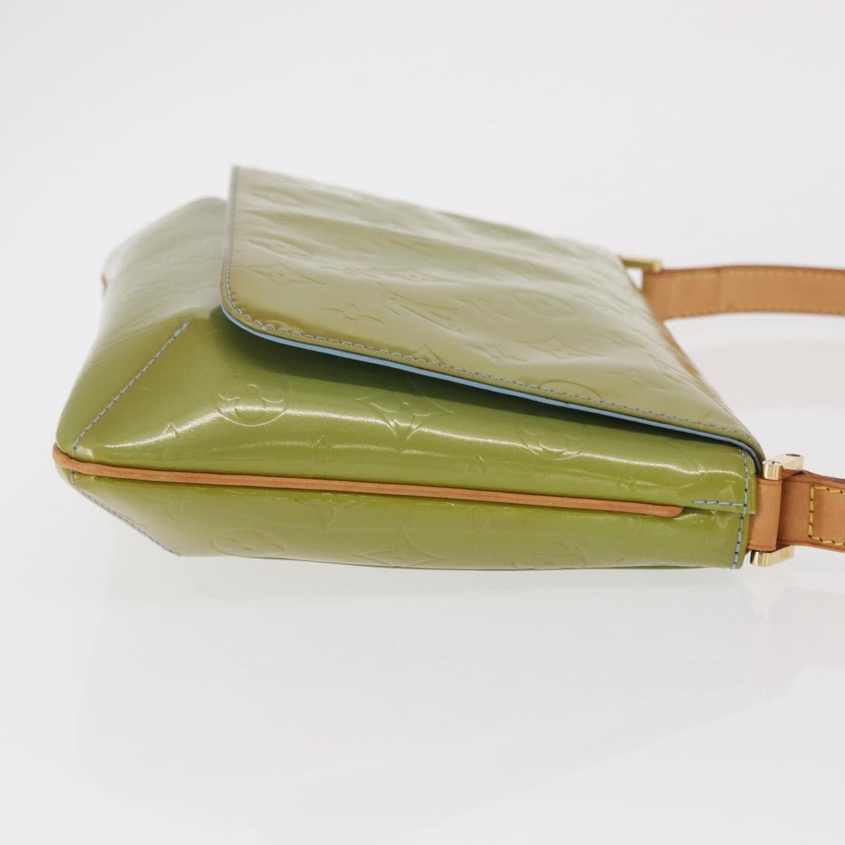 Louis Vuitton Thompson Street Handbag Monogram Vernis Green Patent_Leather Shoulder Bag Bag (Authentic Pre-Loved)