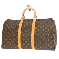Louis Vuitton Louis Vuitton Keepall Bag Monogram Canvas Brown Canvas Travel Bag Bag (Pre-Loved)