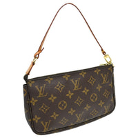 Louis Vuitton Pochette Accessoires Nm Monogram Canvas Brown Canvas Clutche & Pouche Bag (Authentic Pre-Loved)