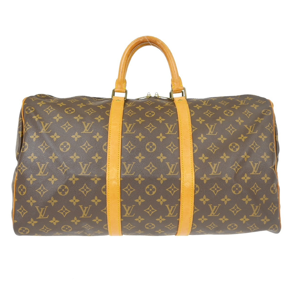 Louis Vuitton Louis Vuitton Keepall Bag Monogram Canvas Brown Canvas Travel Bag Bag (Pre-Loved)