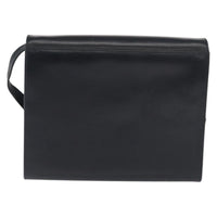 Salvatore Ferragamo Salvatore Ferragamo Vala Shoulder Bag Leather Navy Leather Shoulder Bag Bag (Pre-Loved)