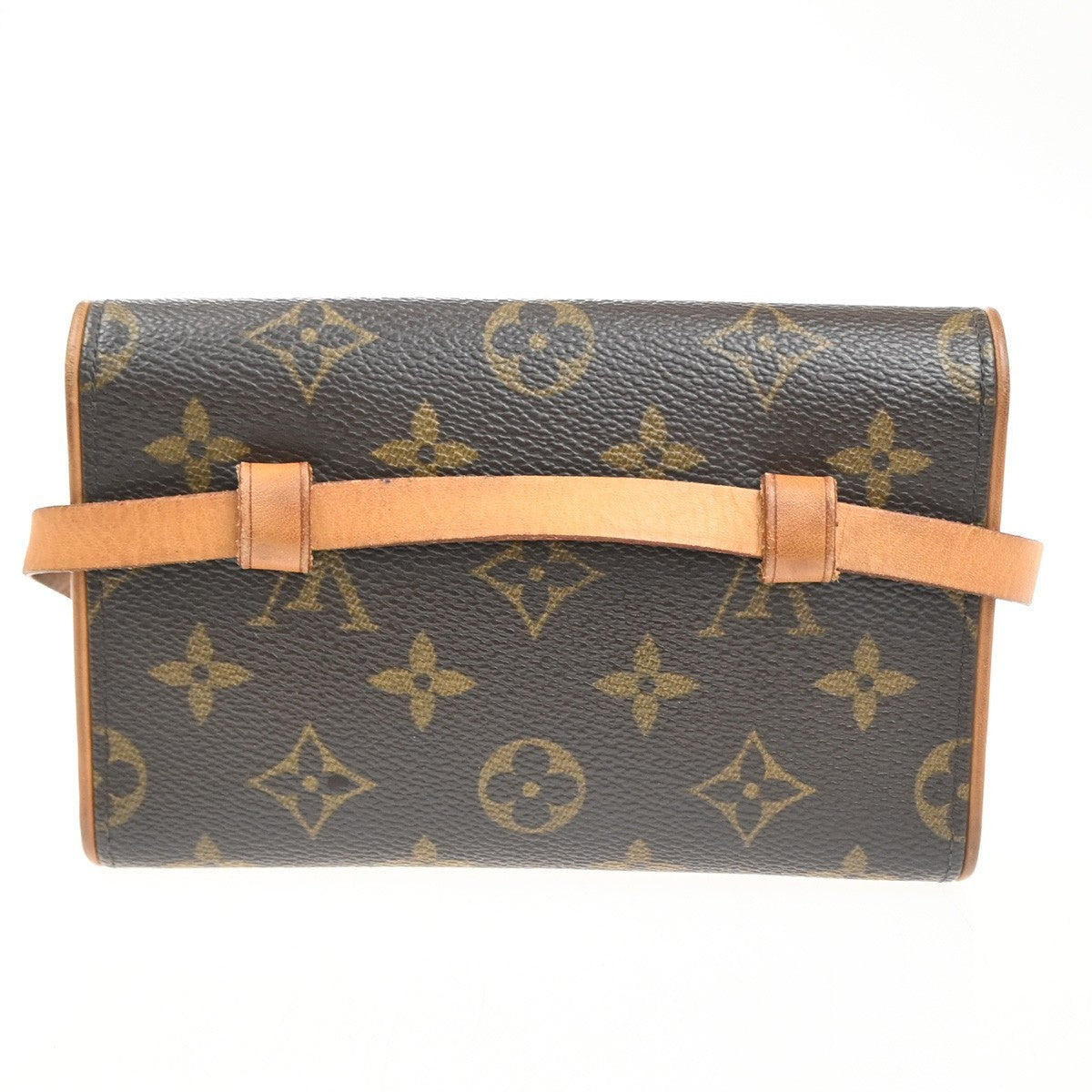 Louis Vuitton Florentine Waist Bag Monogram Canvas Brown Canvas Clutche & Pouche Bag (Pre-Loved)