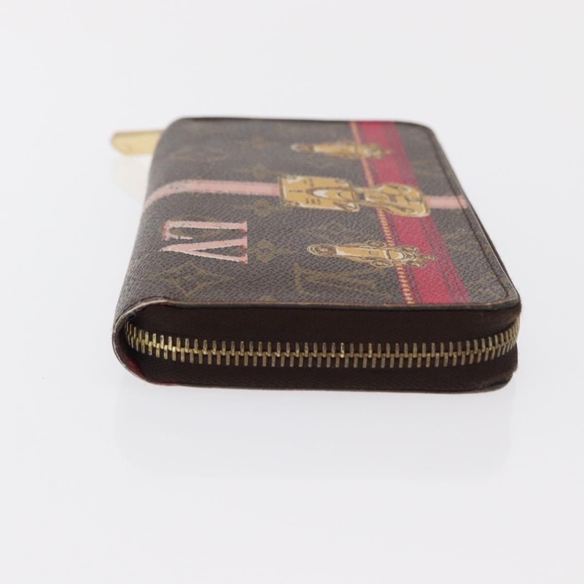 Louis Vuitton Zippy Wallet Canvas Brown Canvas Wallets Accessory (Authentic Pre-Loved)