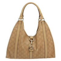 Gucci Joy Shoulder Bag Leather Beige Leather Shoulder Bag Bag (Pre-Loved)