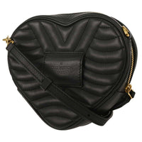 Louis Vuitton New Wave Heart Crossbody Bag Quilted Leather Black Leather Shoulder Bag Bag (Authentic Pre-Loved)