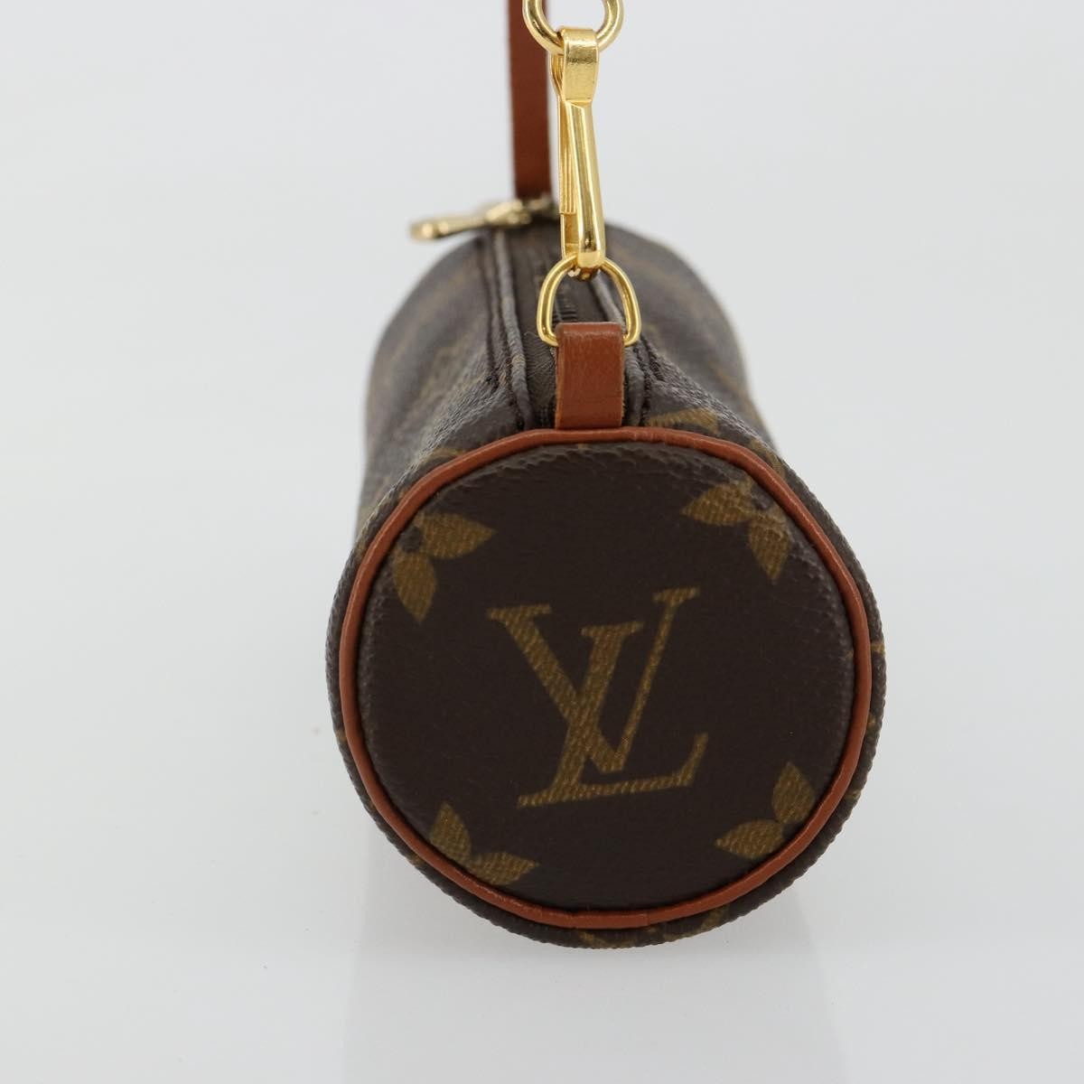 Louis Vuitton Papillon Pochette Monogram Canvas Brown Canvas Clutche & Pouche Bag (Authentic Pre-Loved)
