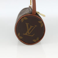 Louis Vuitton Papillon Pochette Monogram Canvas Brown Canvas Clutche & Pouche Bag (Authentic Pre-Loved)