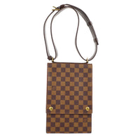 Louis Vuitton Portobello Messenger Damier Brown Canvas Shoulder Bag Bag (Authentic Pre-Loved)