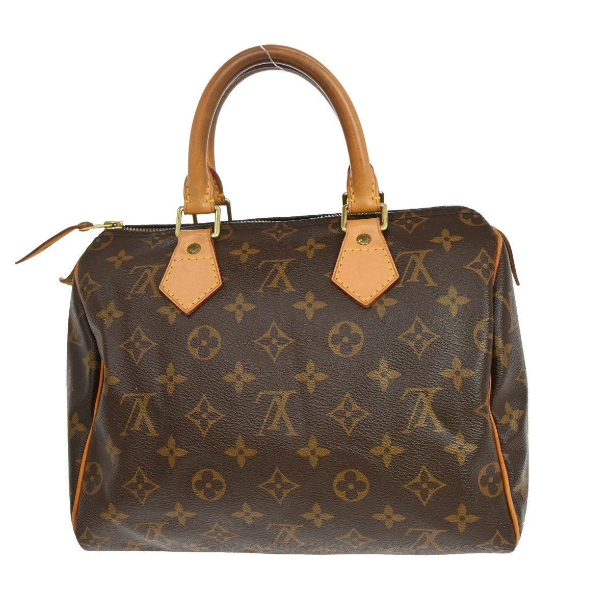 Louis Vuitton Speedy Handbag Monogram Canvas Brown Canvas Handbag (Pre-Loved)