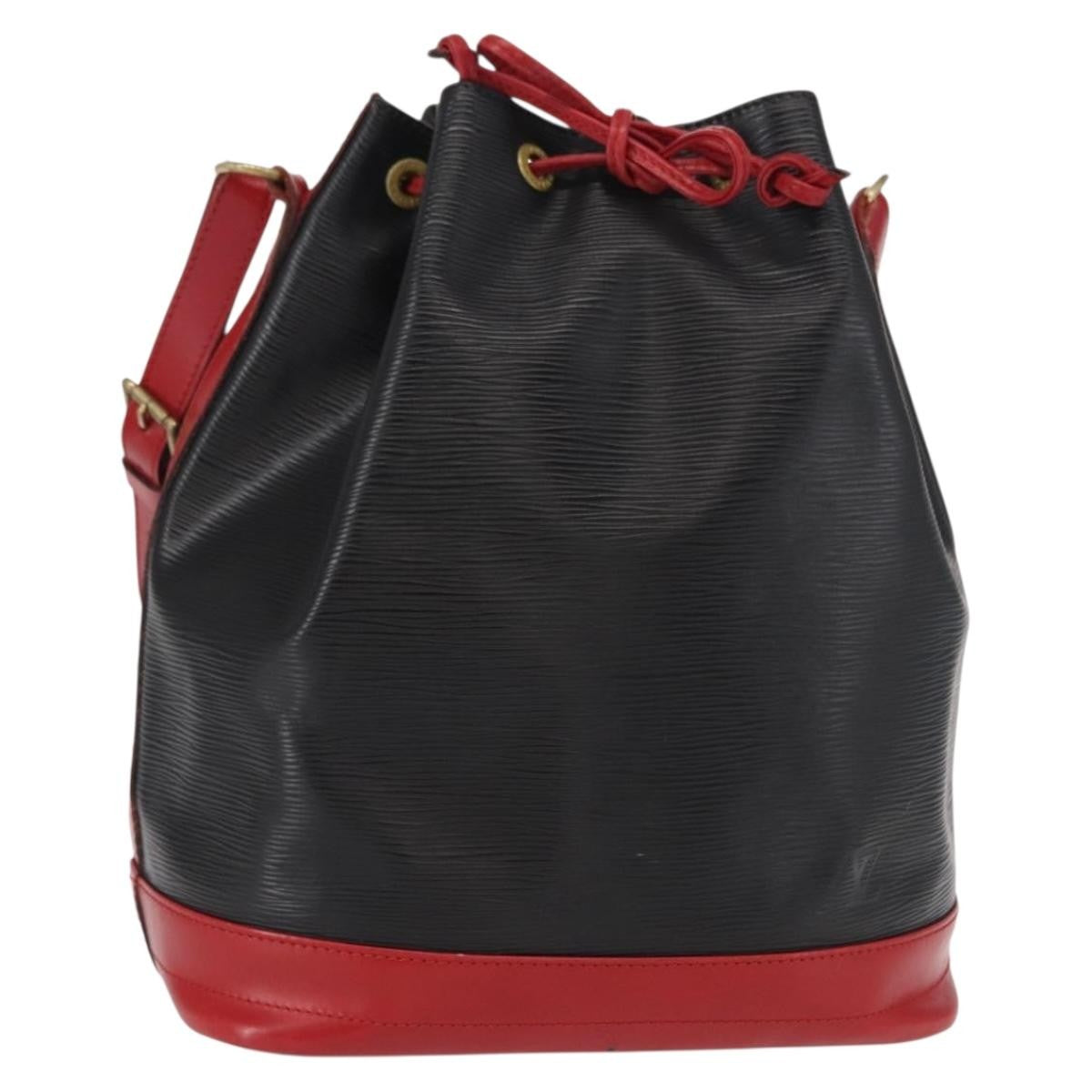 Louis Vuitton Bicolor Noe Handbag Epi Leather Black Leather Shoulder Bag Bag (Pre-Loved)