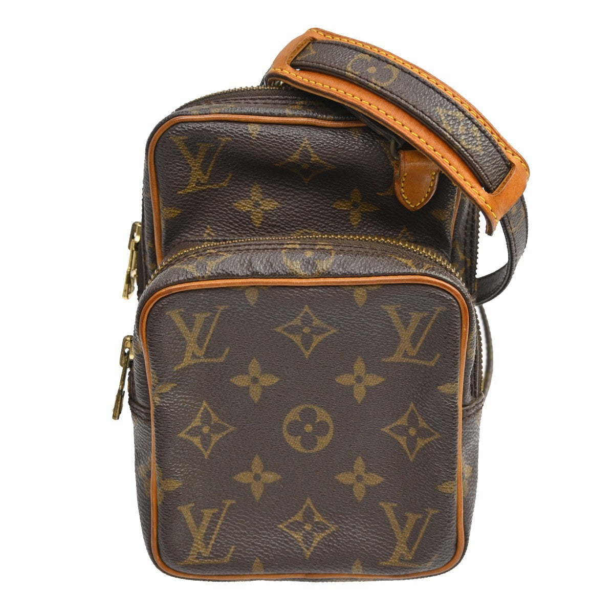 Louis Vuitton Amazone Bag Monogram Canvas Brown Canvas Shoulder Bag Bag (Pre-Loved)