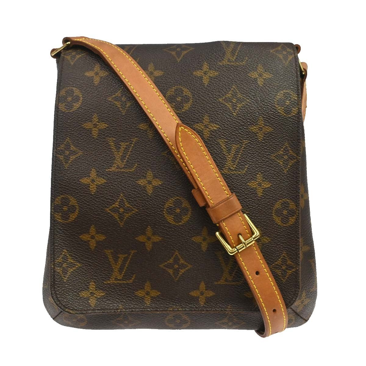 Louis Vuitton Musette Salsa Handbag Monogram Canvas Brown Canvas Shoulder Bag Bag (Authentic Pre-Loved)