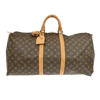Louis Vuitton Louis Vuitton Keepall Bandouliere Bag Monogram Canvas Brown Canvas Travel Bag Bag (Pre-Loved)
